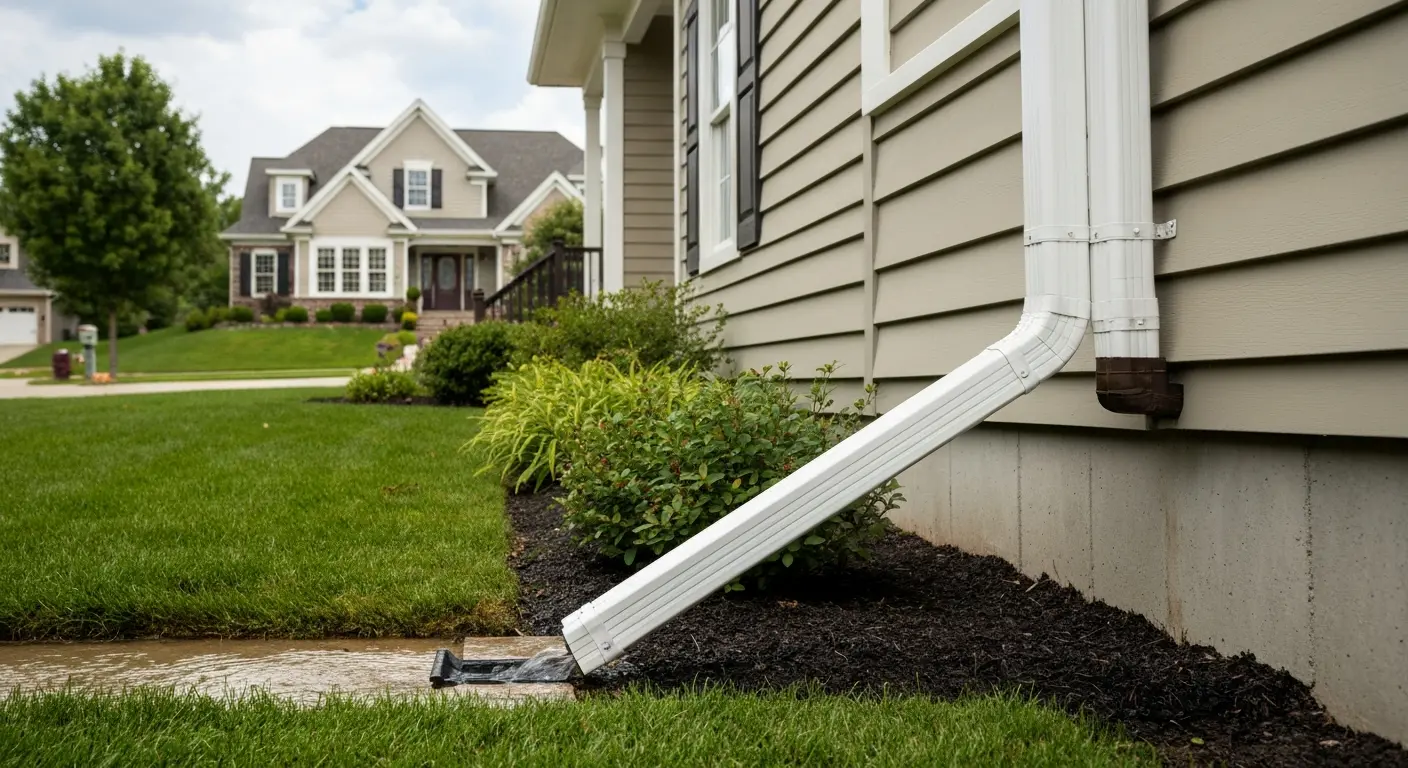 Gutter installation completed by Clearway Exteriors in Joliet, IL