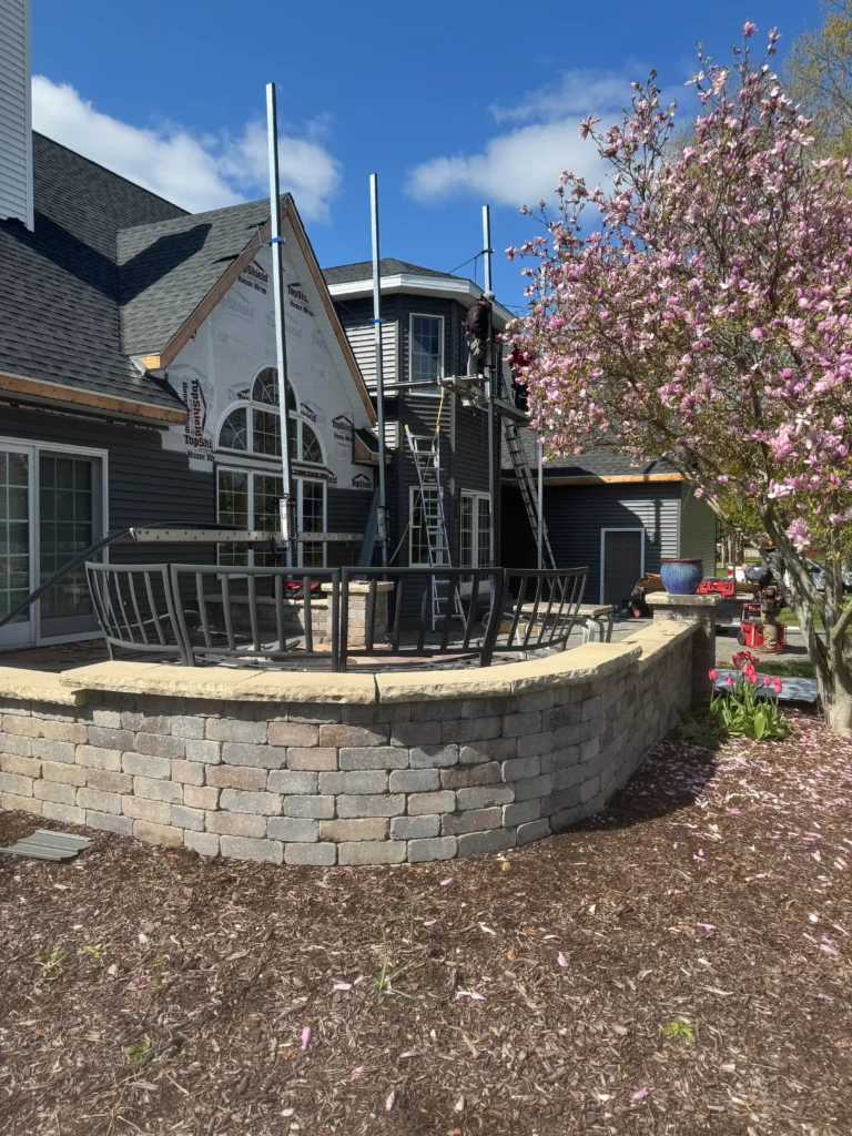 Exterior remodeling and roofing work completed by Clearway Exteriors in Orland Hills, IL