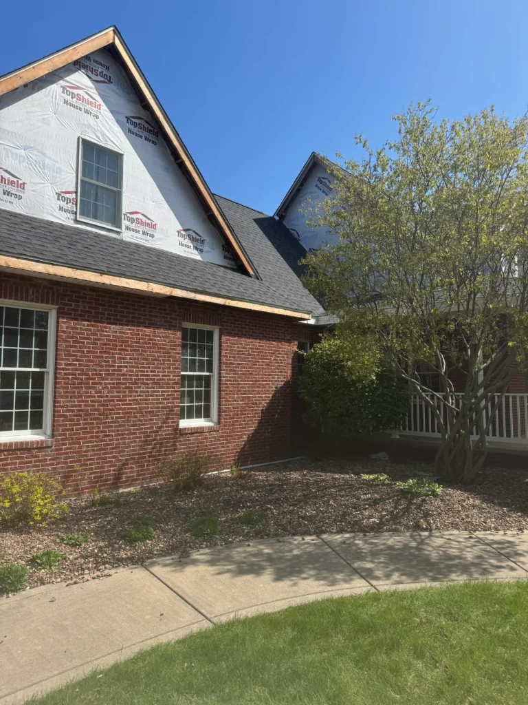 Exterior remodeling and roofing work completed by Clearway Exteriors in Bolingbrook, IL