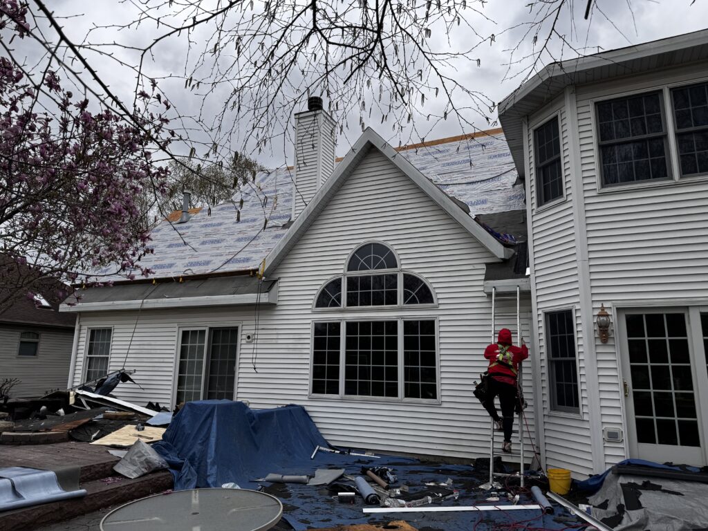 Roofing services by Clearway Exteriors