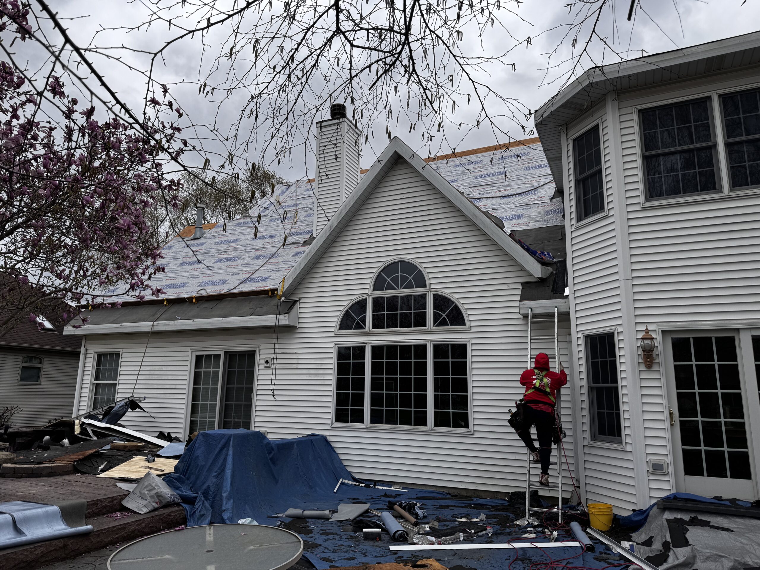 Roof replacement completed by Clearway Exteriors in Joliet, IL